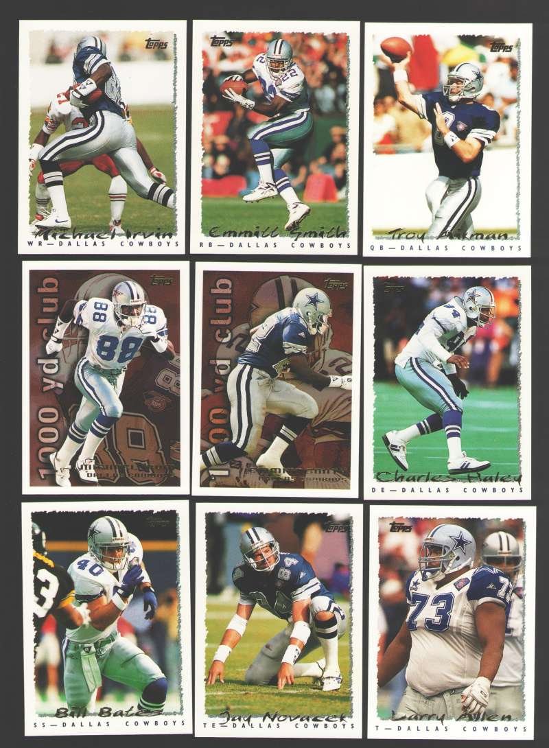 Amazon.com: 1995 Topps Football Team Set - DALLAS COWBOYS : Sports